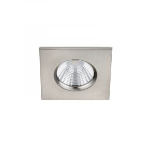Foco empotrable baño moderno níquel, Iman, 5W, 3000K LED, IP65