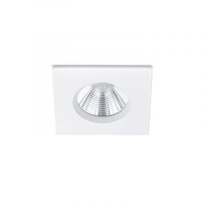 Foco empotrable baño moderno blanco, Iman, 5W, 3000K LED, IP65