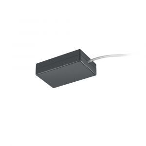 Fuente de alimentación con cambiador de fase electrónico para interruptores y atenuadores, plástico, negro
