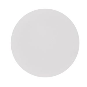 Cubierta para iluminación sobre riel redonda, blanca