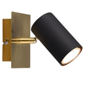 Foco de pared moderno dorado, Kaso