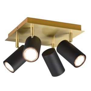 Foco de techo moderno dorado, Kaso