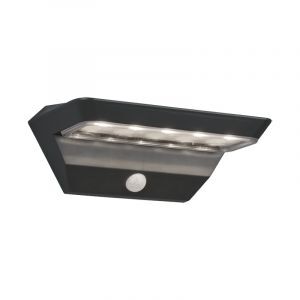 Aplique exterior con sensor de movimiento moderno antracita, Sunniva, 5W, 3000K LED, IP44