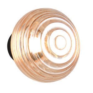 Aplique de pared recargable moderno ámbar, Walid, 1,5W, 3000K LED, regulable en 3 pasos