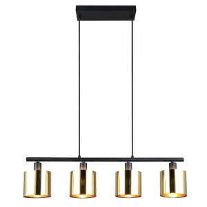 Lámpara colgante diseño dorada, Loeka