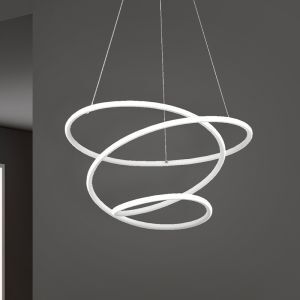 Lámpara colgante diseño blanca, Marell, 36W, 4000K LED, regulable en 3 pasos