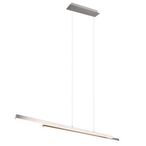 Lámpara colgante moderna níquel, Sangeeta, 22W, 3000K LED
