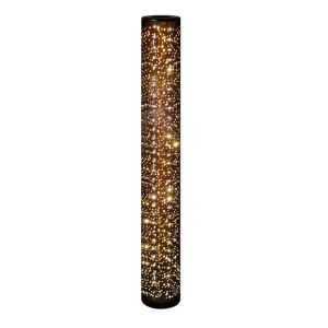 Lámpara de pie moderna negra, Ewan, 6W, 3000K LED, con interruptor
