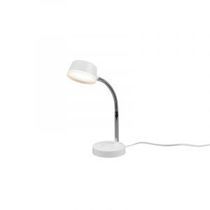 Flexo moderno blanco, Fabio, 4,5W, 3000K LED, con interruptor