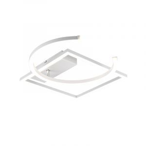 Plafón de techo moderno blanco, Emine, 23,5W, 4000K LED