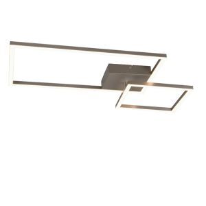 Plafón de techo moderno níquel, Binc, 25W, 4000K LED, regulable en 3 pasos