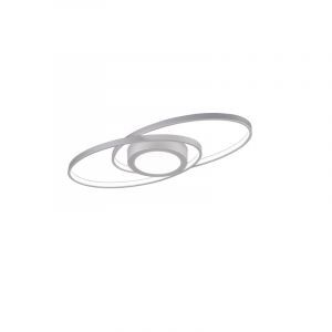 Plafón de techo moderno gris pardo, Sarama, 27W, 3000K LED