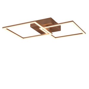 Plafón de techo moderno marrón, Margaux, 20W, 3000K LED