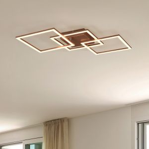 Plafón de techo moderno marrón, Margaux, 31W, 3000K LED