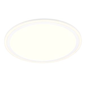 Plafón de techo moderno blanco, Omaima, 17W, 3000K LED