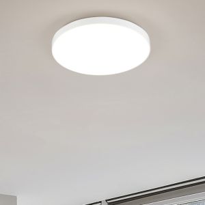 Plafón de techo de plástico blanco, Sharde, 18W, 4000K LED, IP44