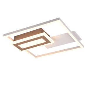 Plafón de techo diseño gris, Shun, 22W, 3000K LED