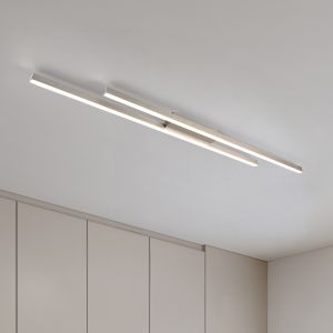 Plafón de techo moderno níquel, Sangeeta, 22W, 3000K LED