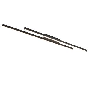 Plafón de techo moderno negro, Sangeeta, 22W, 3000K LED