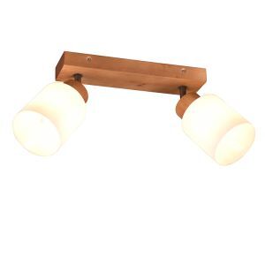 Foco de techo de madera marrón, Myron