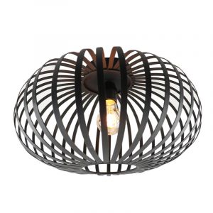 Plafón de techo negro industrial, Lieve