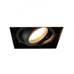 Foco empotrable trimless negro moderno, Joost