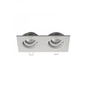 Foco empotrable blanco moderno, Bredal