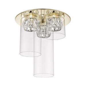 Plafón de techo dorado diseño, Maxwell, 5W, 3000K LED