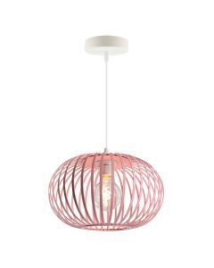 Lámpara colgante infantil rosa industrial, Lieve