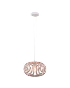 Lámpara colgante gris pardo industrial, Lieve