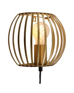 Aplique dorado industrial, Lieve, con interruptor