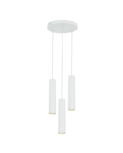 Lámpara colgante blanca moderna, Nadi