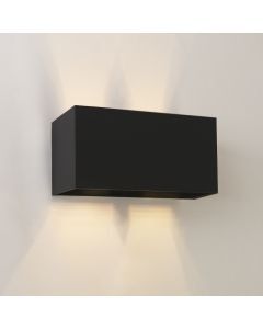 Aplique up down negro moderno, Dion, IP65