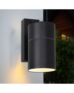 Lámpara exterior negro moderno, Pedro, IP44