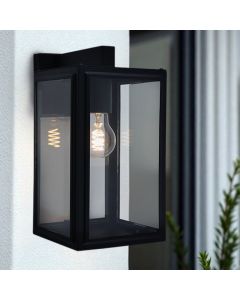 Lámpara exterior negra moderna, Sidney, IP44