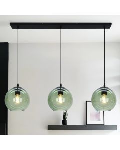 Lámpara colgante verde diseño, Giada