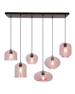 Lámpara colgante rosa moderna, Caia