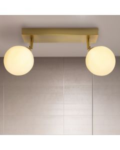 Lámpara de techo baño blanca moderna, Amer, IP44