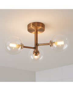 Lámpara de techo cobre moderna, Amer, IP44