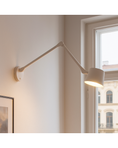 Aplique blanco moderno, Rinke, con interruptor