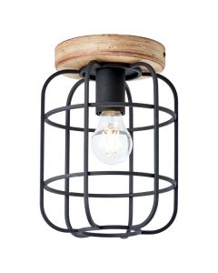 Lámpara de techo de madera negra, Taede