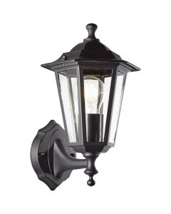 Lámpara exterior negra antigua, Radha, IP44