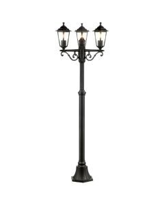 Lámpara exterior negra antigua, Radha, IP44