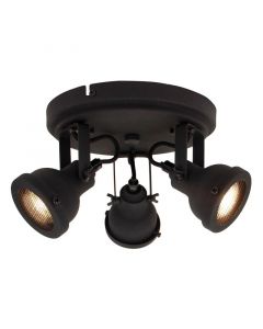 Foco de techo negro industrial, Chesney