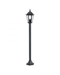 Lámpara exterior negra de aluminio, Alieke, IP44