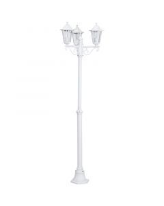 Lámpara exterior blanca de aluminio, Alieke, IP44