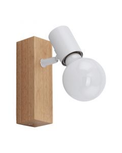Foco de techo de madera marrón, Anton