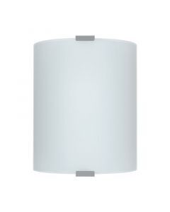 Lámpara de techo cromada de vidrio, Jesper