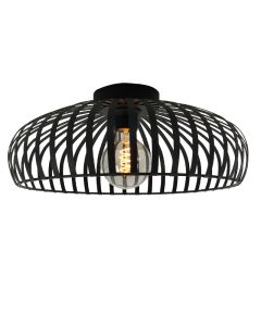 Plafón de techo negro de acero, Egine