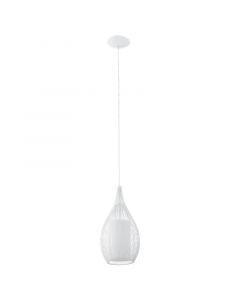 Lámpara colgante blanca de vidrio, Maritima
